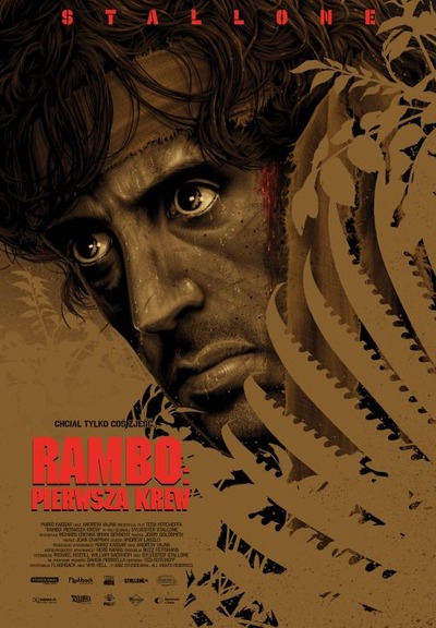 Event poster:  RAMBO: PIERWSZA KREW 