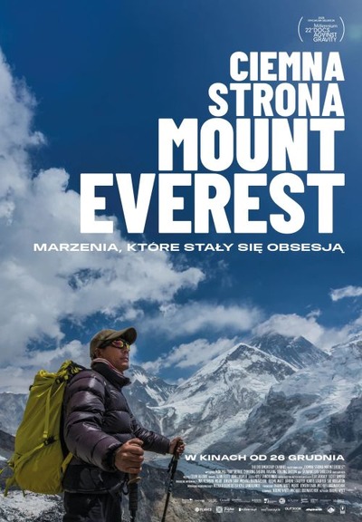 Event poster:  CIEMNA STRONA MOUNT EVEREST 