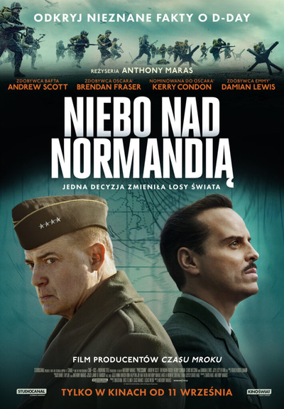 Event poster:  NIEBO NAD NORMANDIĄ 
