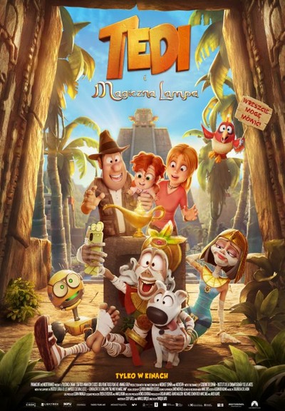 Event poster:  TEDI I MAGICZNA LAMPA