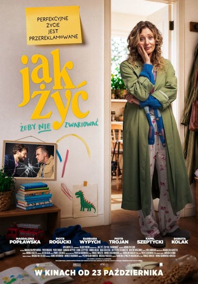Event poster:  JAK ŻYĆ, ŻEBY NIE ZWARIOWAĆ